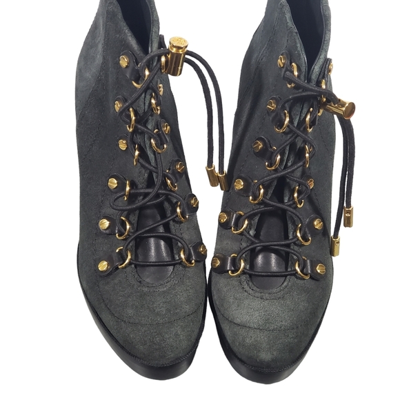 Tory Burch Halima Lace-up Ankle Boots - Picture 5 of 15